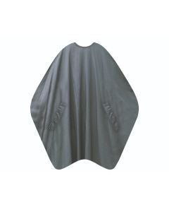 Trend-Design Kapmantel Classic button grijs 135x150cm