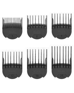 Wahl Opzetkam Set 1 t/m 8 Zwart 3-25mm