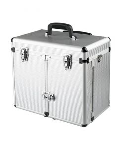 Sibel Maxi aluminium koffer met trolley Zilver 43x27x34 cm
