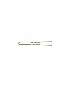 Sibel Postichenaalden geribbeld bruin 70mm-50st
