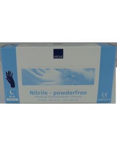 Abena Nitril-Handschoenen poedervrij Maat M blauw 10x100st