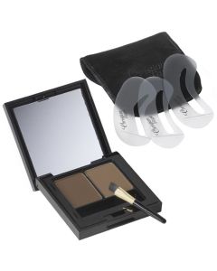 Christian Faye Wenkrbauwpoeder Duo Kit dark brown 3gr