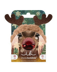 Invisibobble Red Nose Reindeer Set
