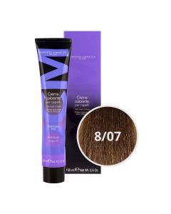 DCM Hair Color Cream Ammonia Free 8/07 Brown 100ml