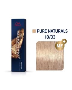 Wella Koleston Perfect ME+ Pure Naturals 10/03 60ml